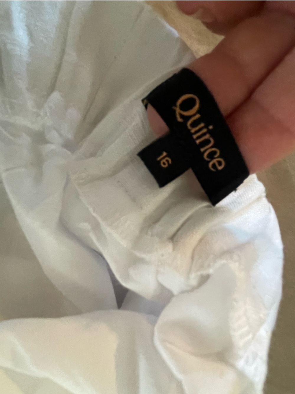 Quince linen lined pants. Size 16, new without tags, never worn, hemmed.